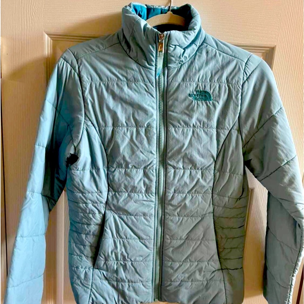 The North Face Girls Harway Insulated Jacket; Nimbus Blue; Size Large (14-16)
